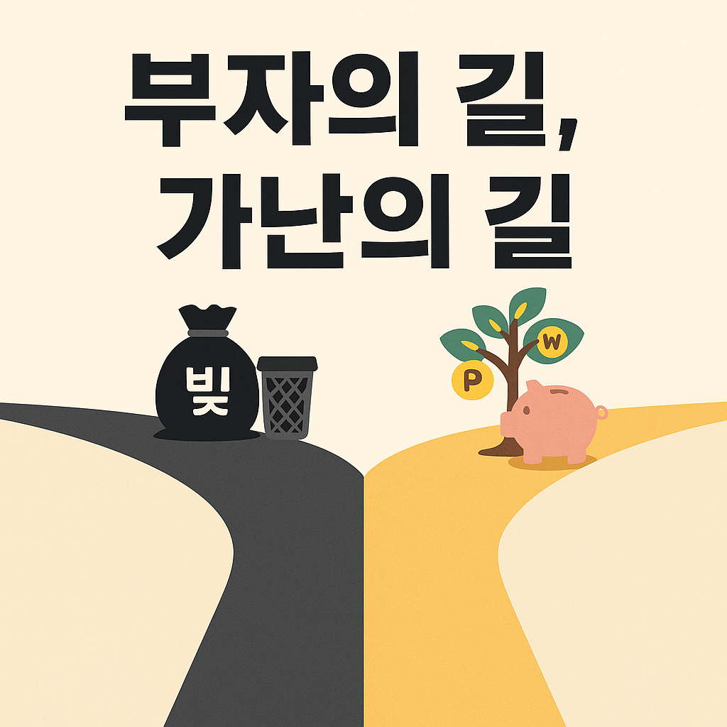 돈 관리 습관을 상징하는 일러스트