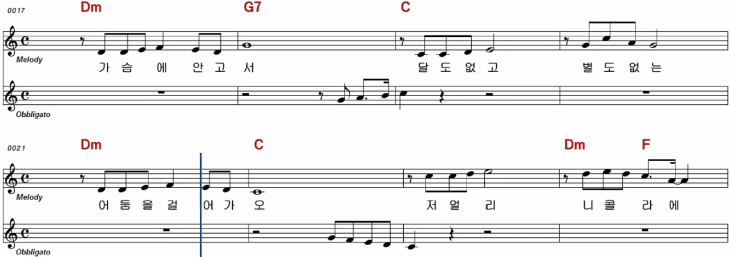 배금성(이인권) 미사의 노래 악보