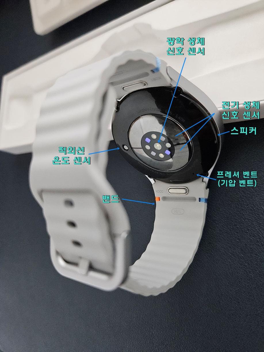 갤럭시 워치 7 각 부 명칭