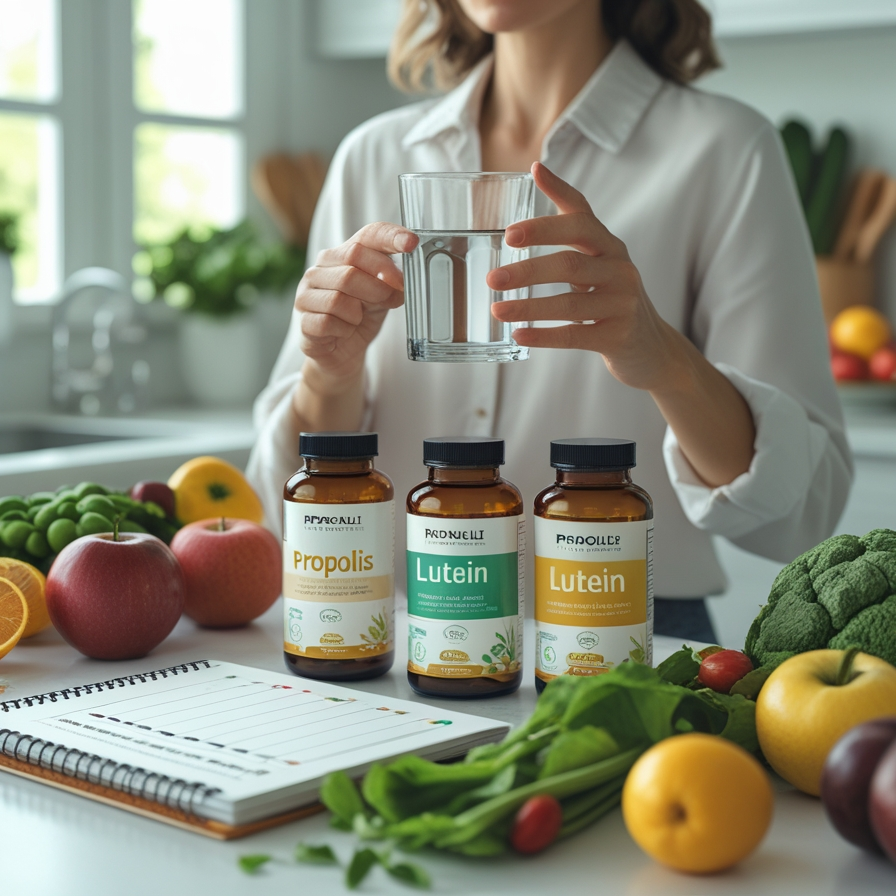 프로폴리스, 루테인