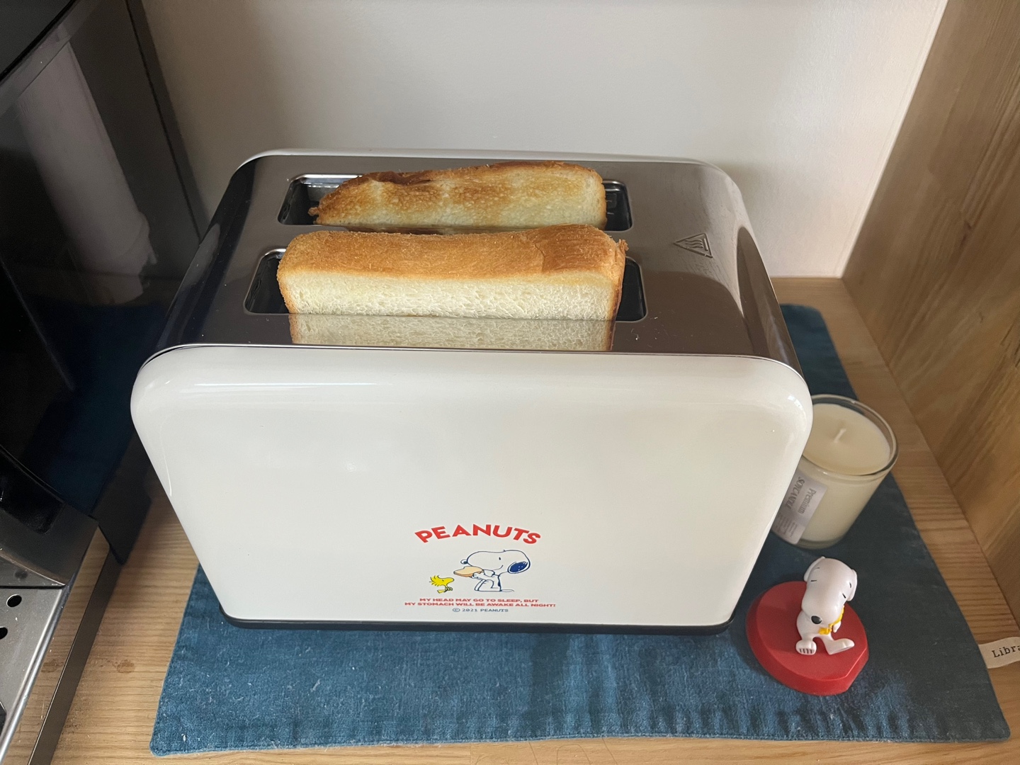 스누피 레트로 토스터기