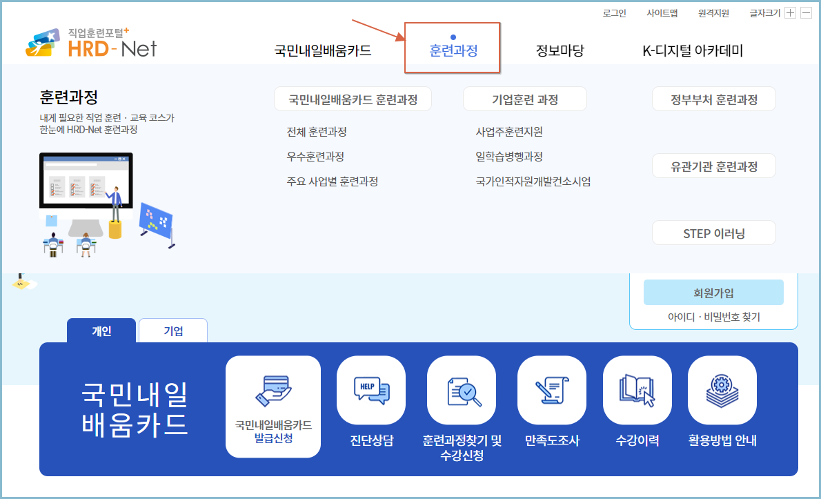 hrd-net-훈련과정