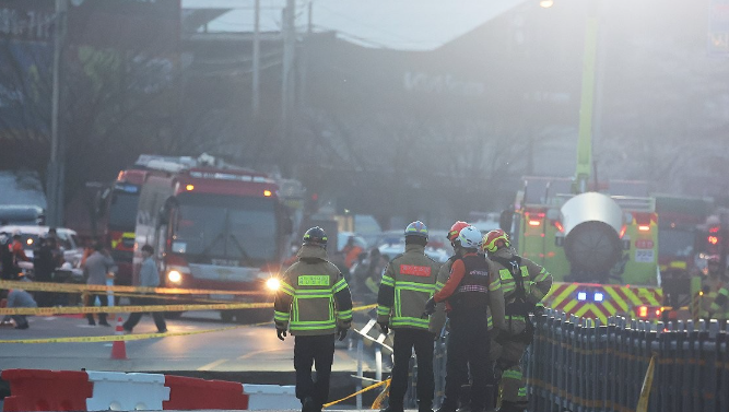 광명 신안산선 붕괴 사고 현장