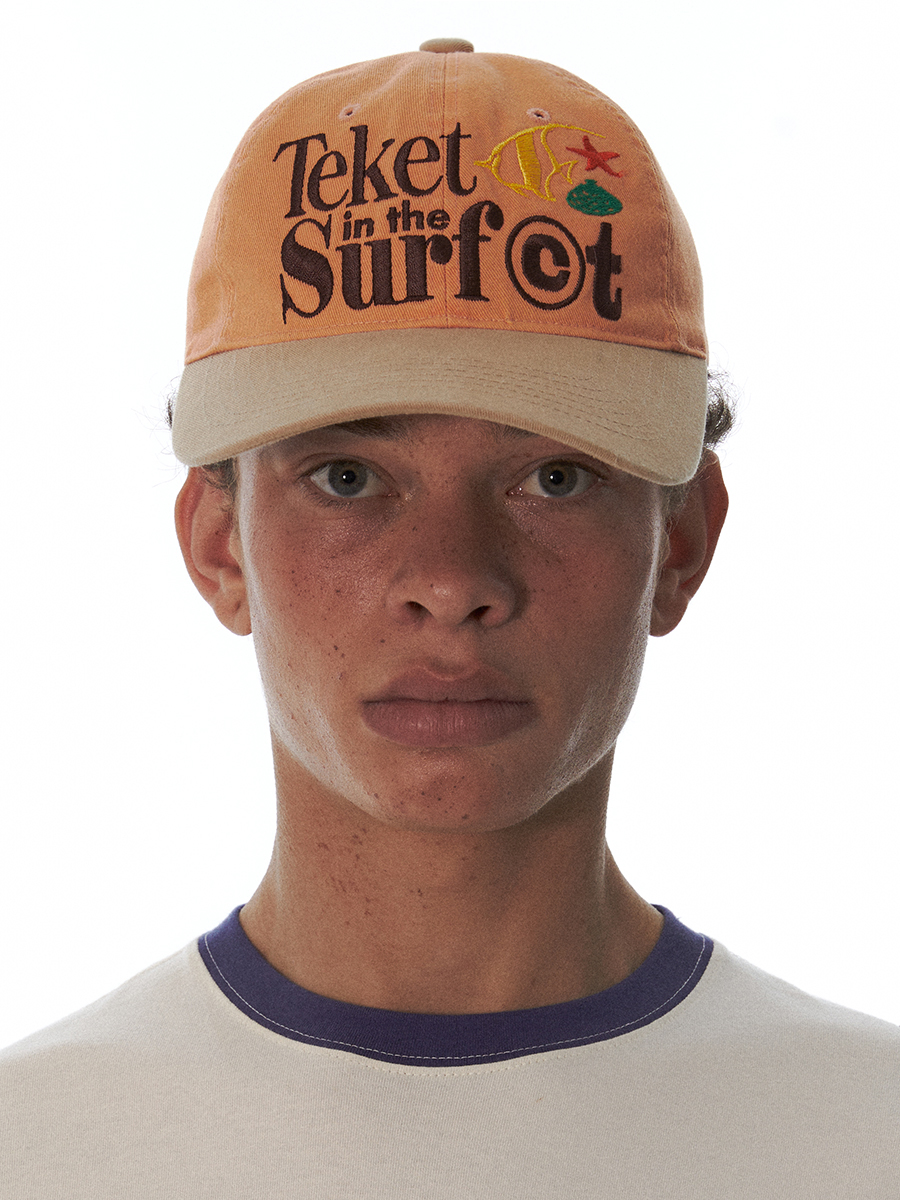 테켓 모자 반팔티 하프집업