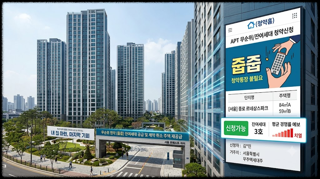 무순위 청약의 장단점, 내 집 마련 기회와 주의해야 할 점