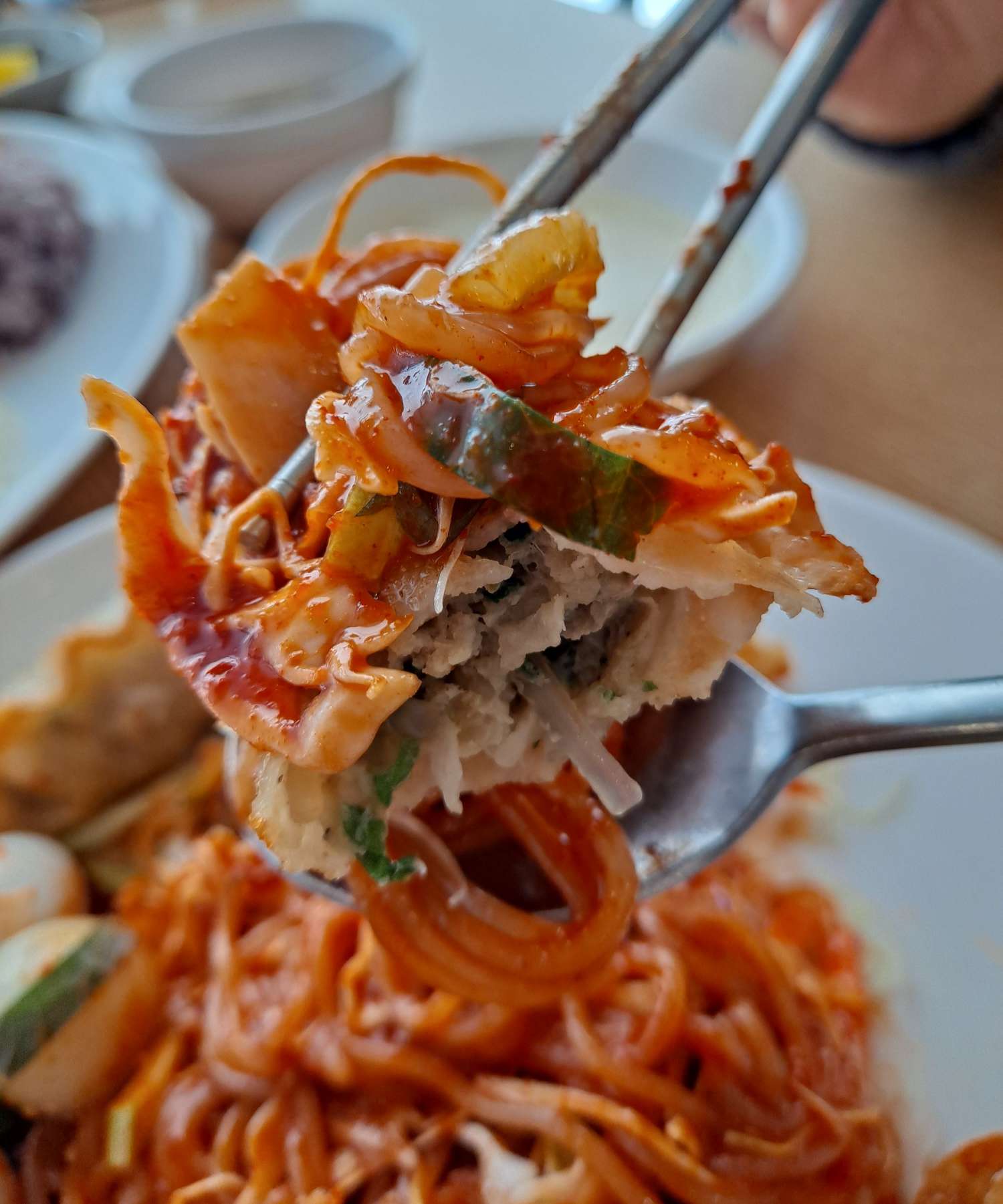 금화왕돈까스 쫄면&만두