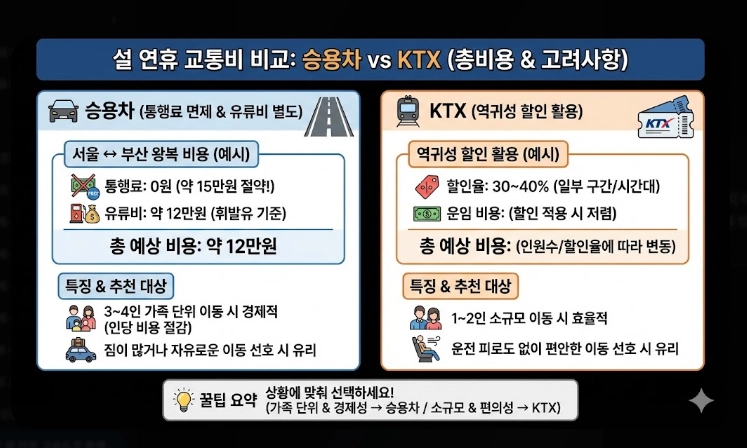 2026년 설 연휴 고속도로 통행료 면제 일정 총정리