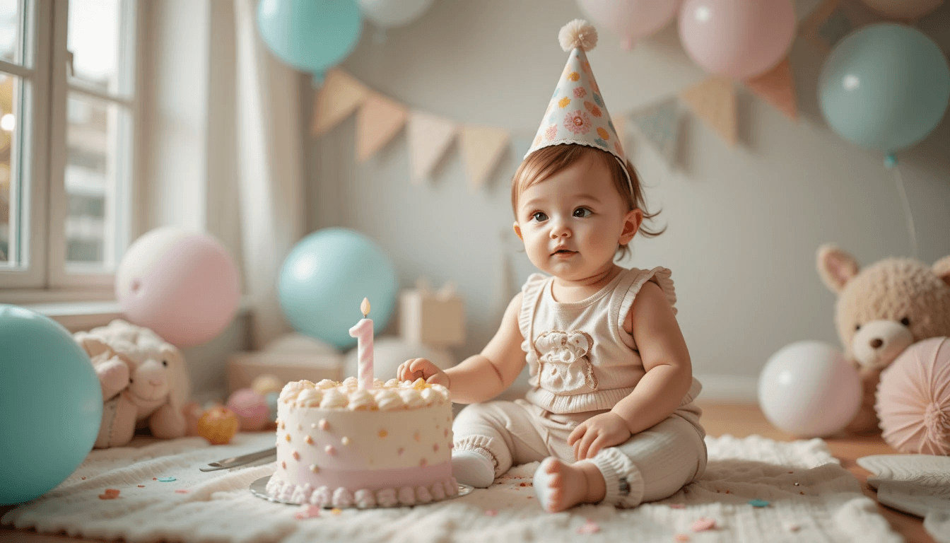 첫돌 기념 셀프 촬영법 관련 사진