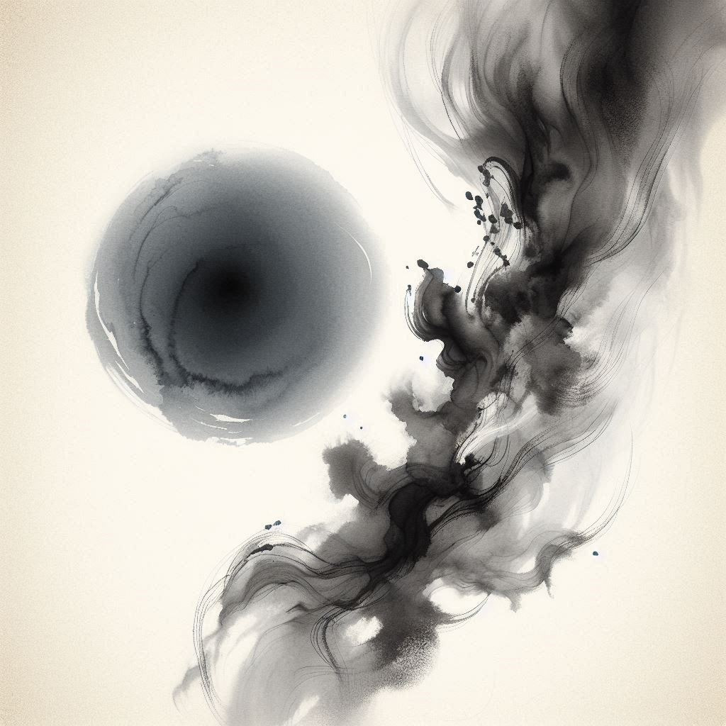 Mysterious life force springs from a deep, dark source, manifesting as Virtue.