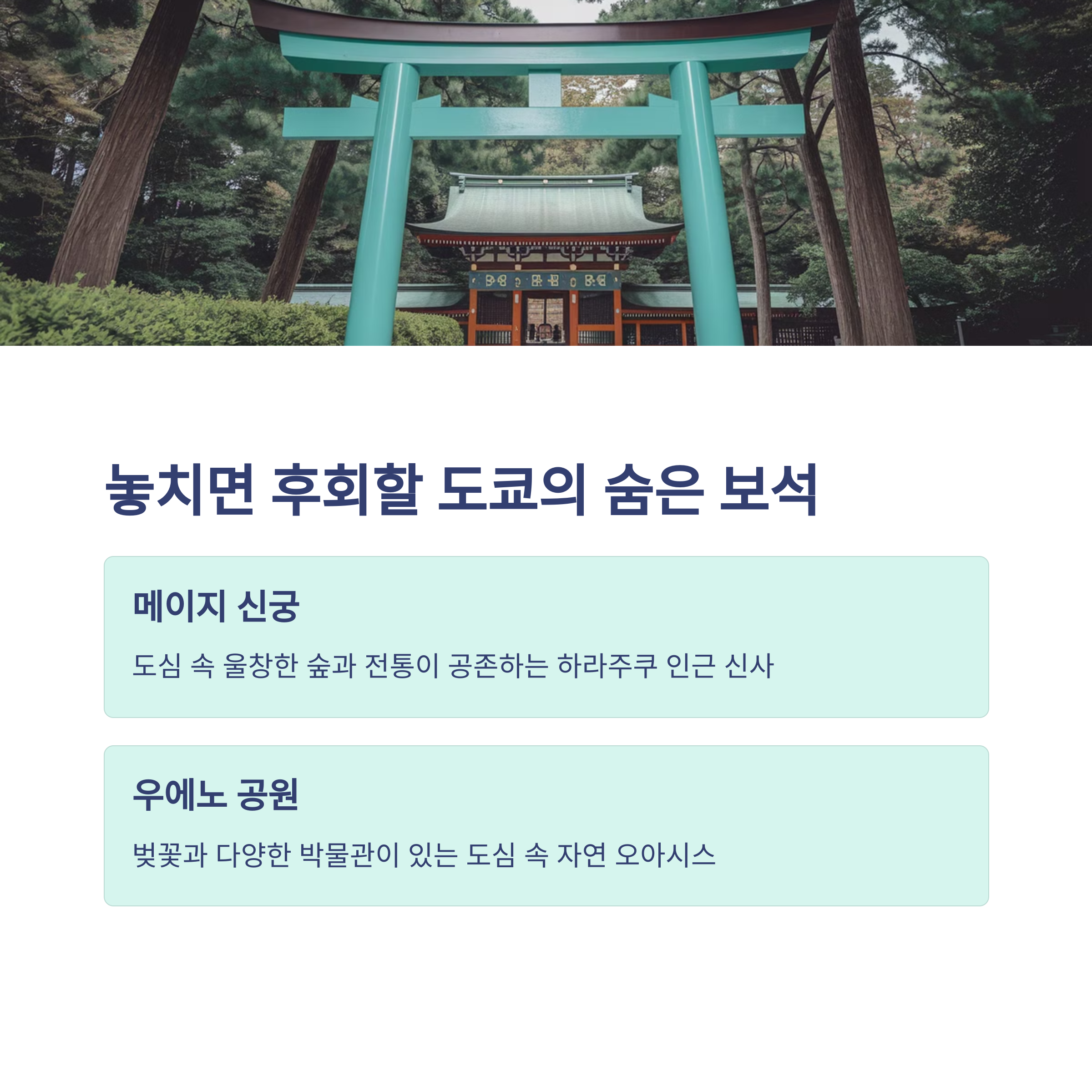 도쿄에서 꼭 가봐야 할 명소 5선