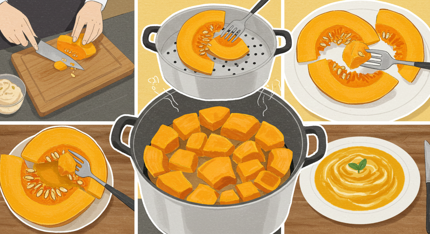 재료 준비부터 시작! 단호박 고르는 법