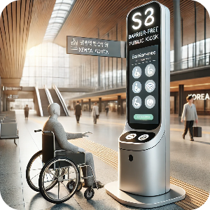 베리어프리(Barrier-Free) 키오스크 이미지