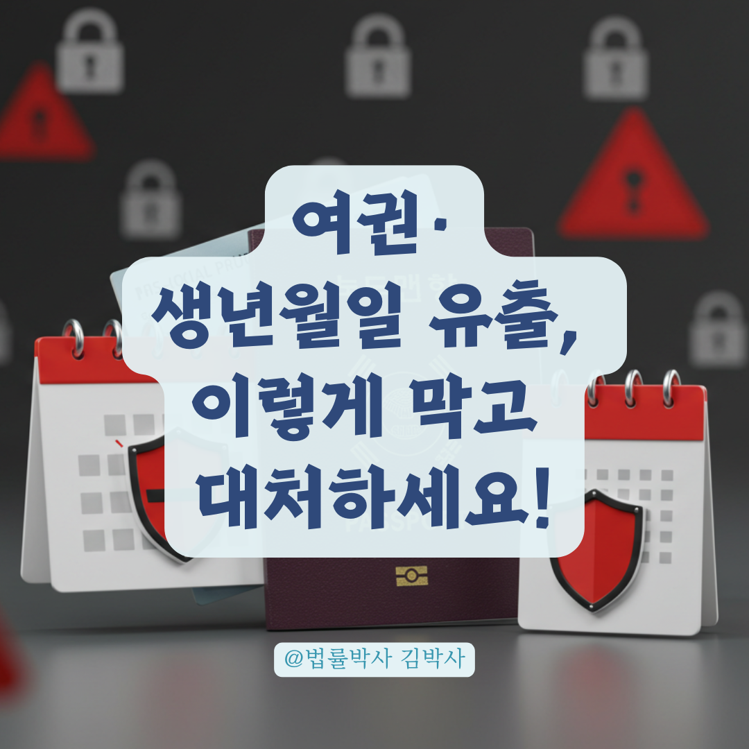 여권번호·생년월일 유출, 당장 취해야 할 조치 총정리