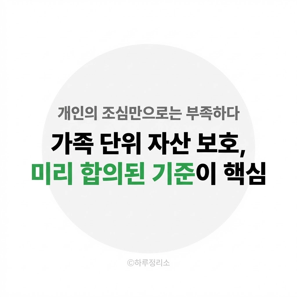 가족 단위에서 돈을 지키기 위해 먼저 점검해야 할 것들