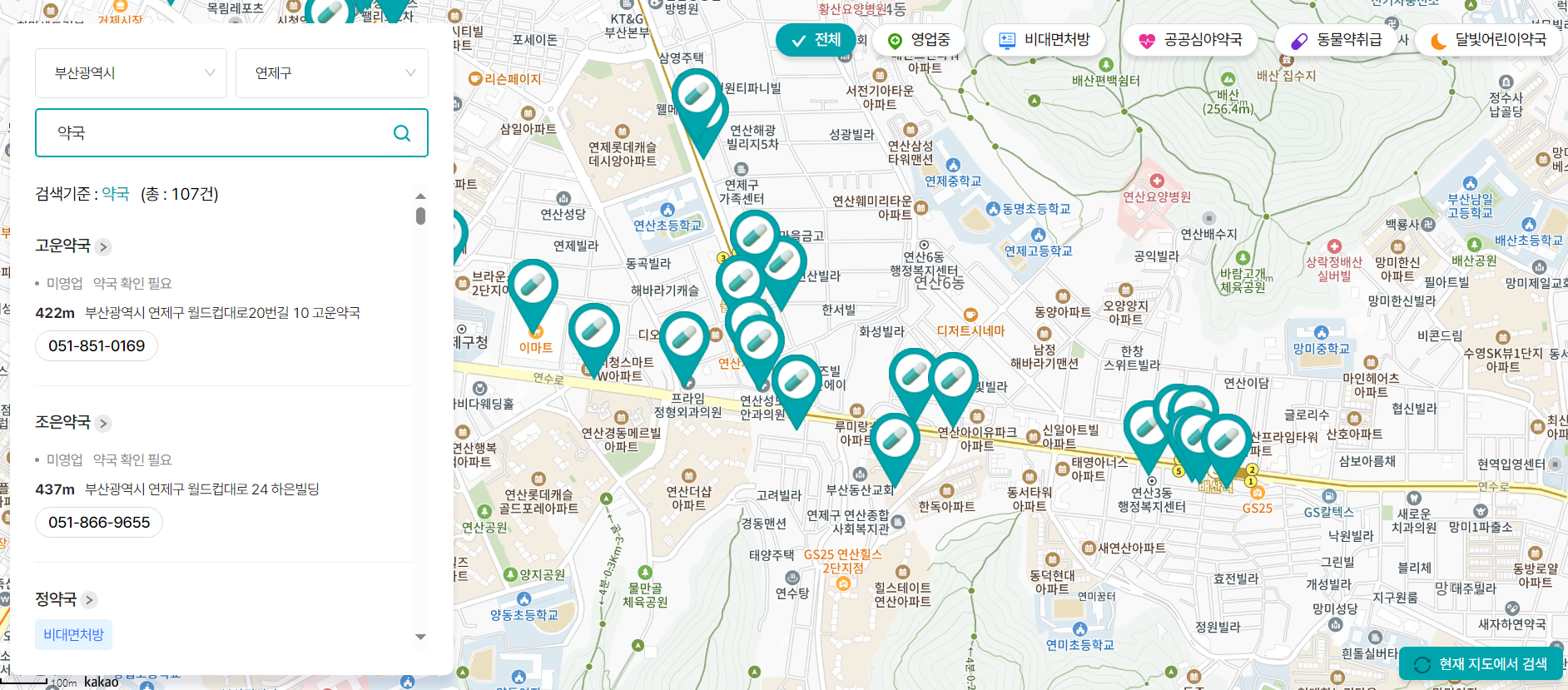 휴일지킴이약국