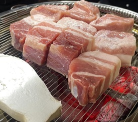깍둑항정살