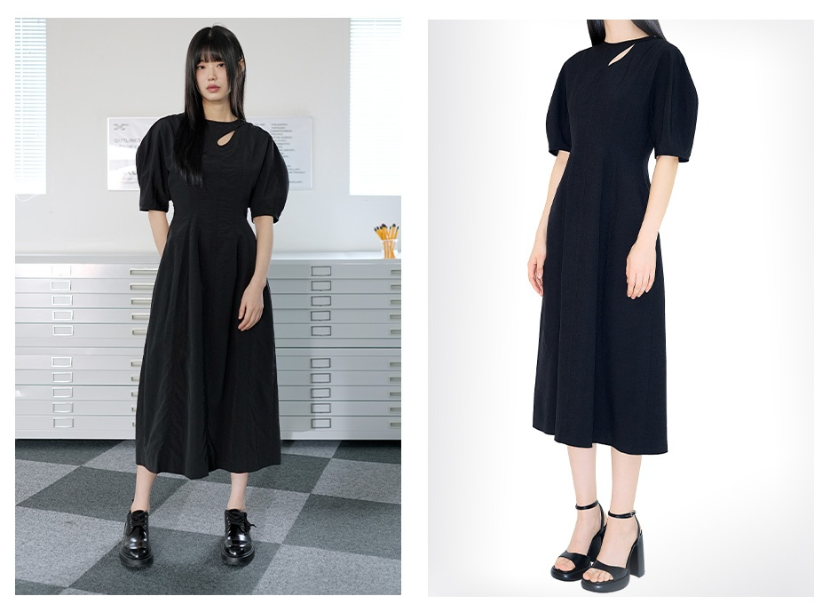봄 원피스 추천 롱원피스 블랙 원피스 해바이해킴