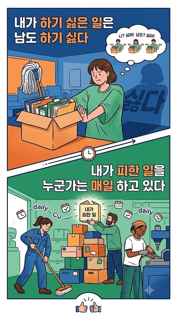 내가 하기 싫은 일은 남도 하기 싫다 이미지