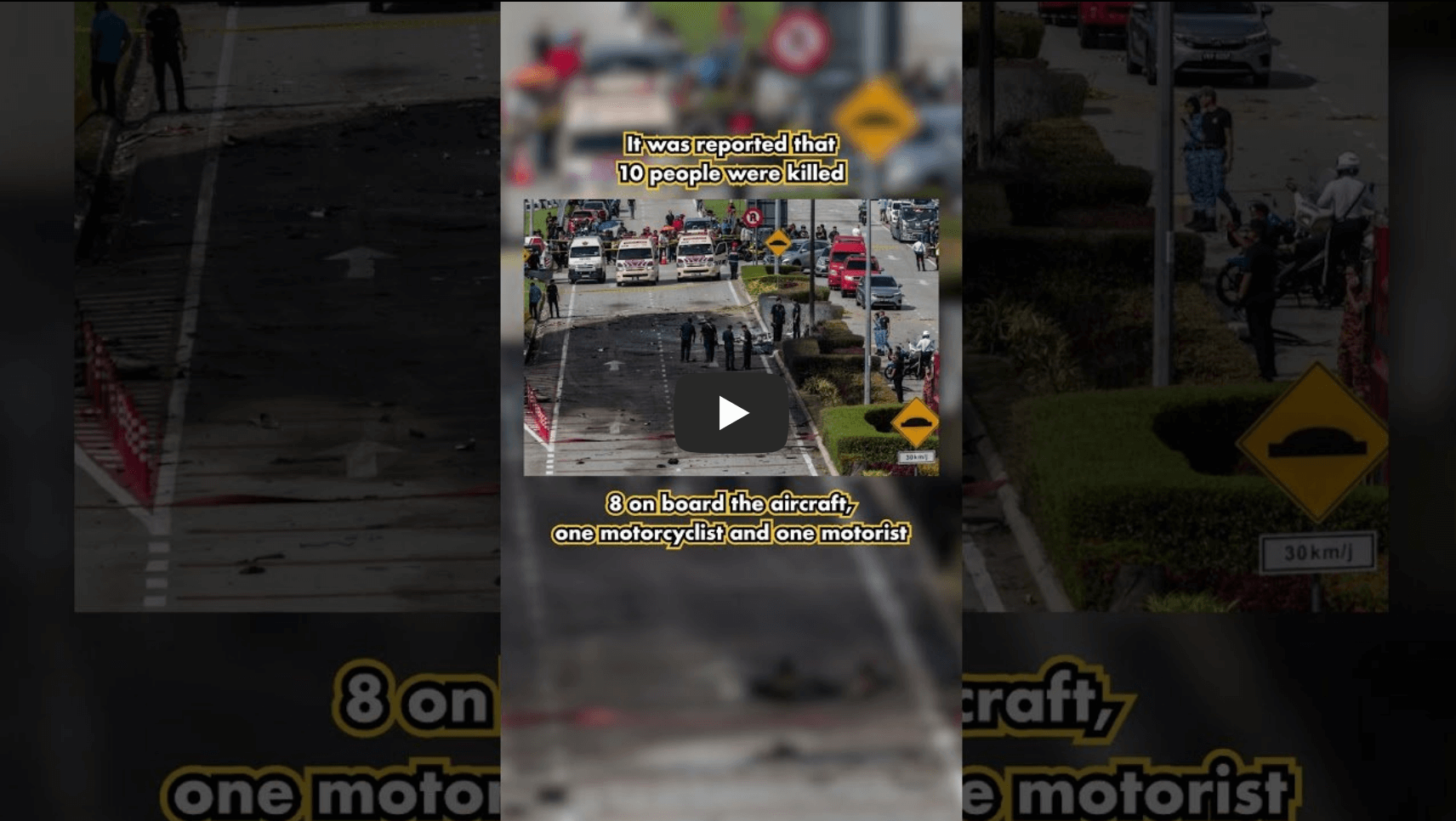 말레이시아 여객기 추락 당시 영상 섬네일