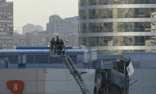 우크라이나 드론을 격추 시키는 러시아군