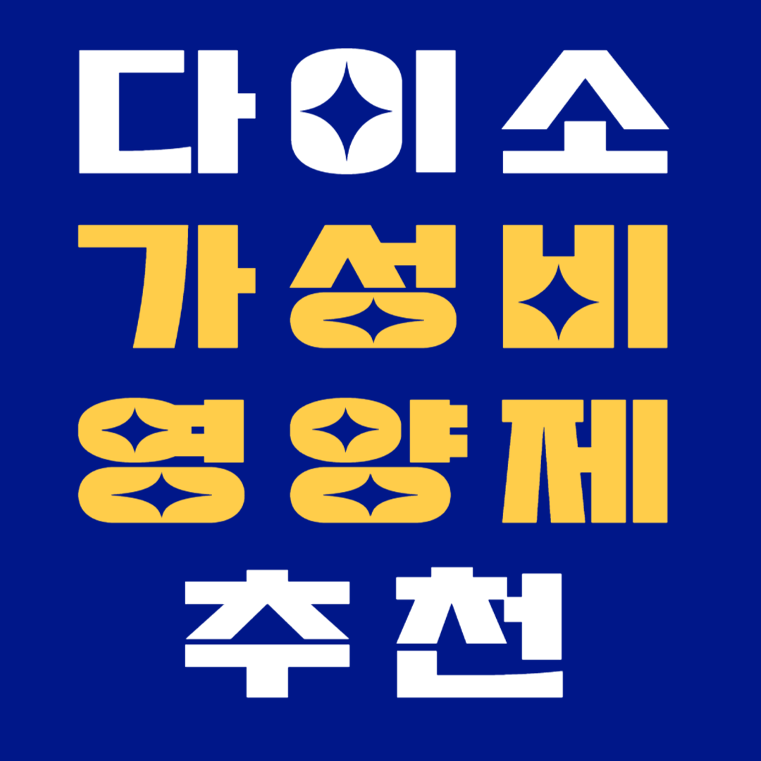 다이소 가성비 영양제 추천