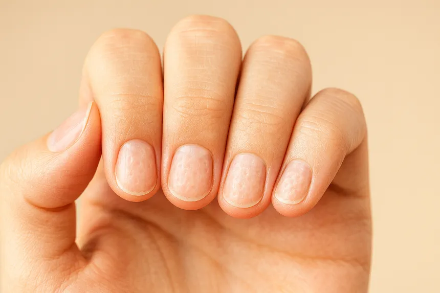 손톱 세로줄 울퉁불퉁