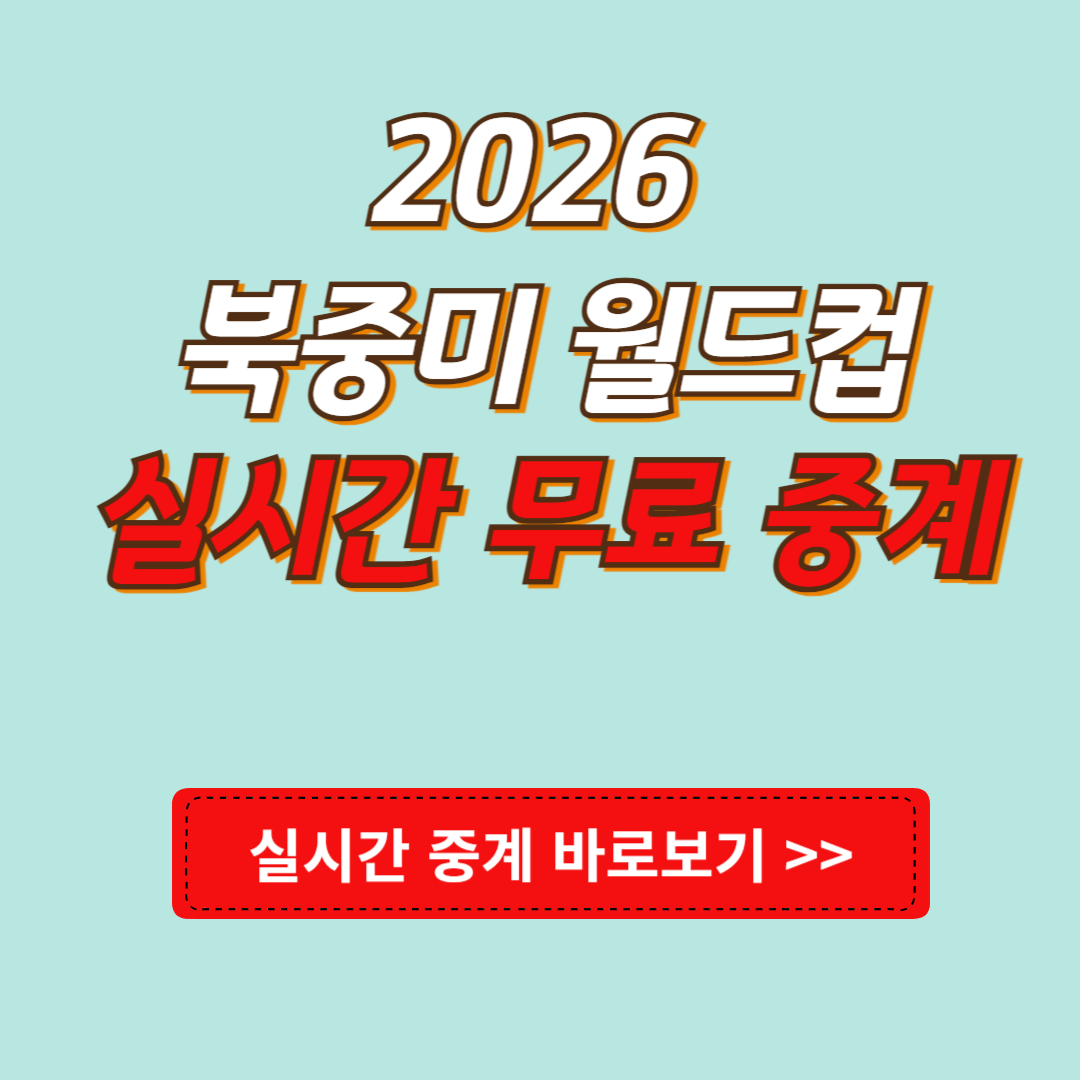 월드컵 예선 중계 순위 일정