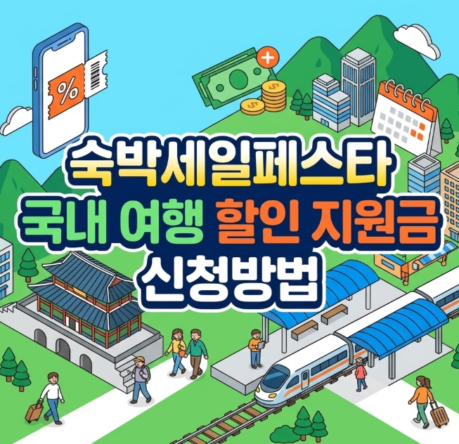 숙박세일페스타 국내 여행 할인 지원금 신청방법