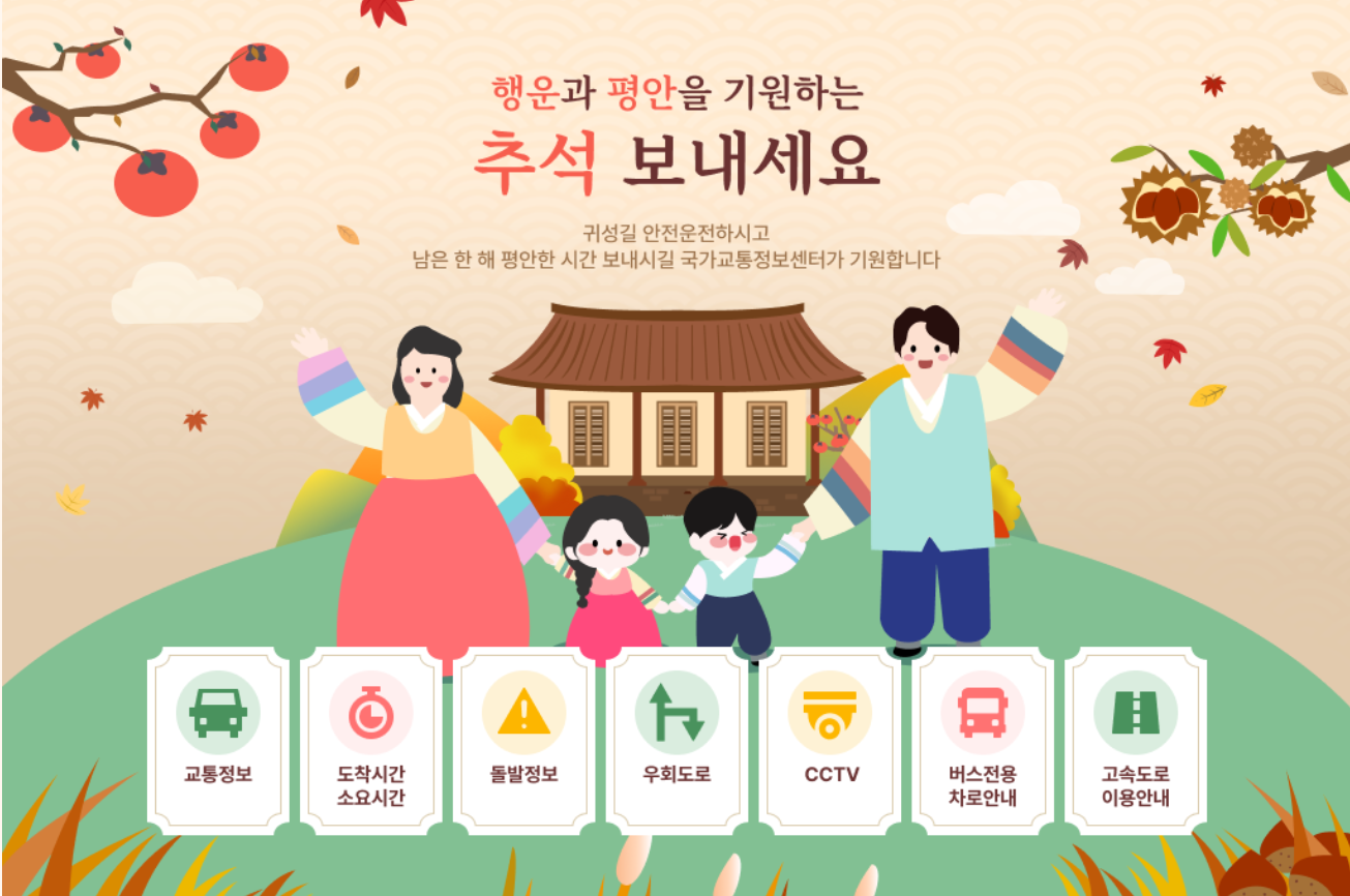 추석 명절, ITS 국가교통정보센터 웹사이트와 앱으로 고속도로 실시간 교통상황 확인하기