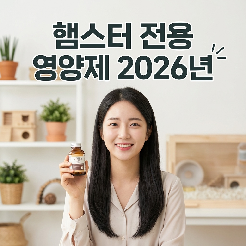 햄스터 전용 영양제 2026년 | 성분 분석·급여 주의사항 핵심정리