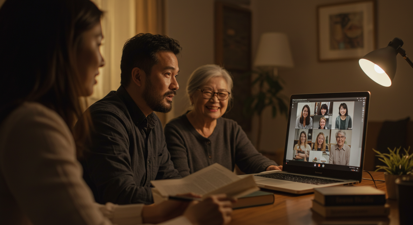 독서를 하는 모습