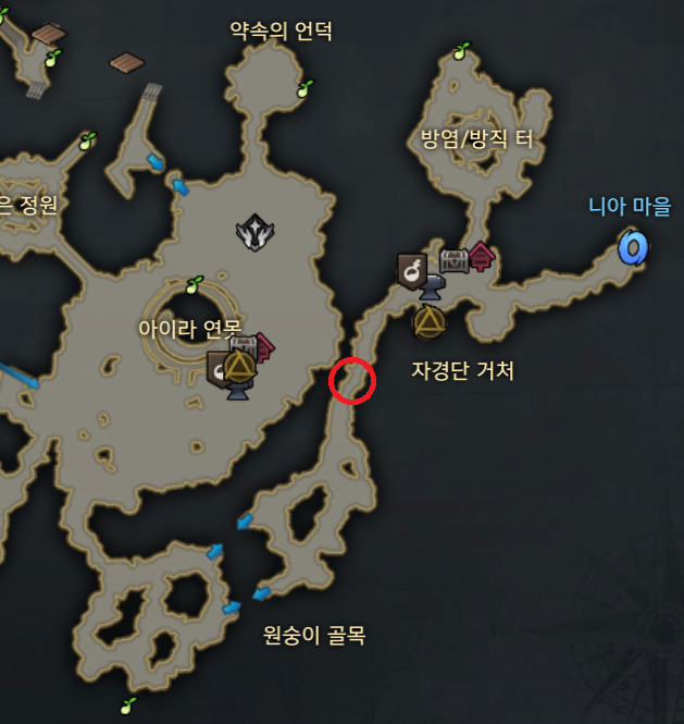 로스트아크 파푸니카 티카티카 군락지 돌발퀘스트(돌발퀘) 위치