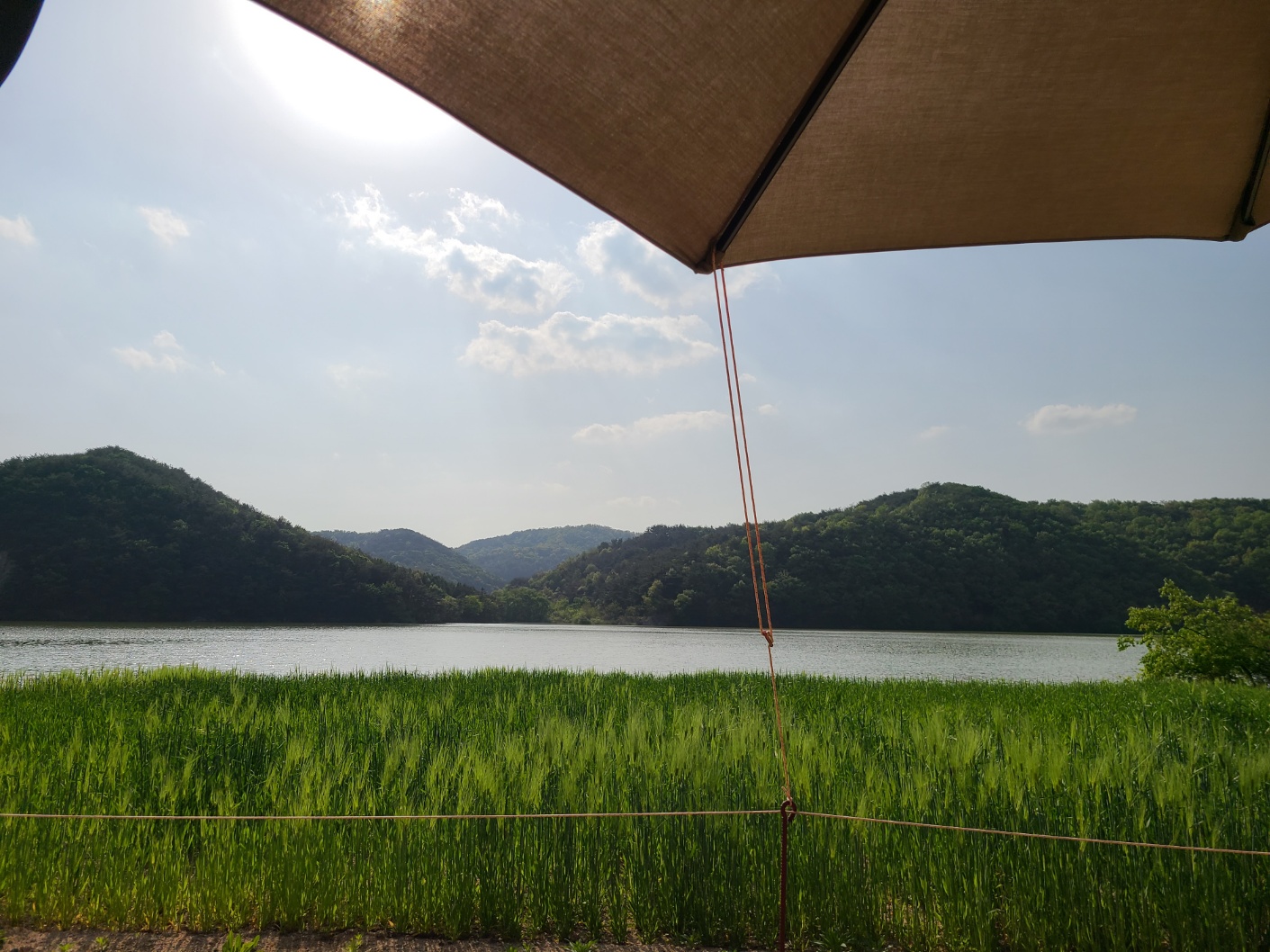 경주 카페 아래헌 호수뷰