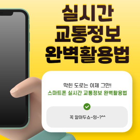 실시간교통정보완벽활용법