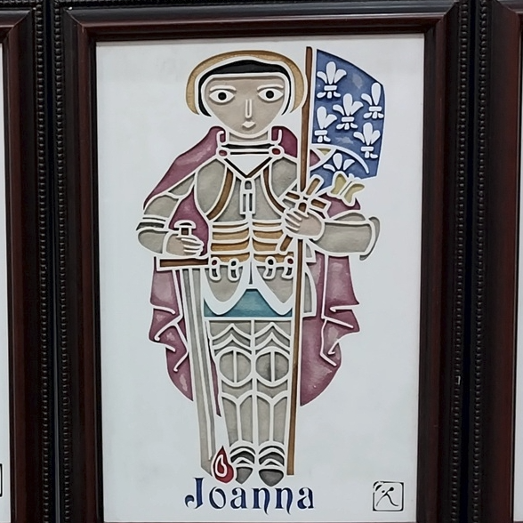 배론성지 안에 있는 요안나 성녀 그림입니다.