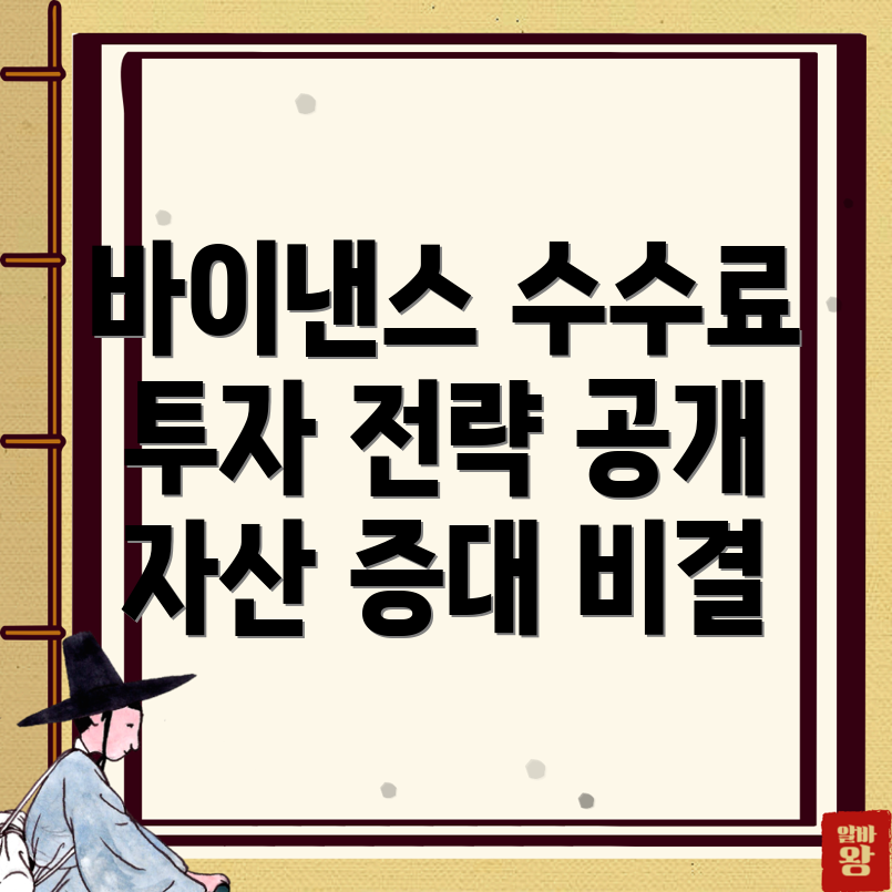 바이낸스 수수료