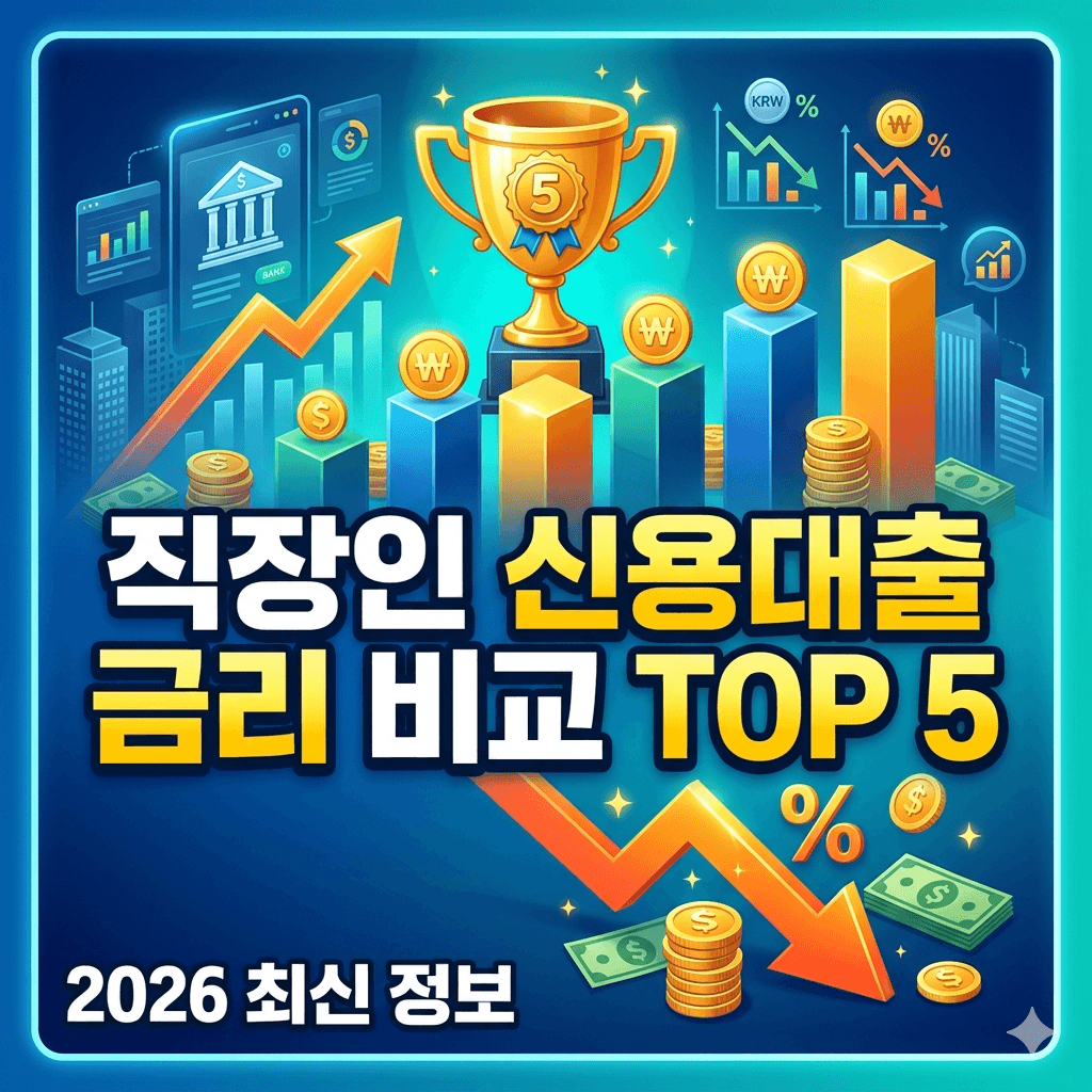 직장인 신용대출 금리 비교