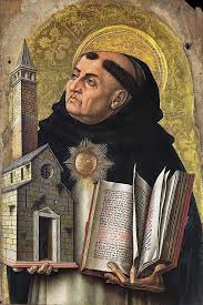 카를로 크리벨리(Carlo Crivelli)가 그린 《성 토마스 아퀴나스(Saint Thomas Aquinas)》의 초상화