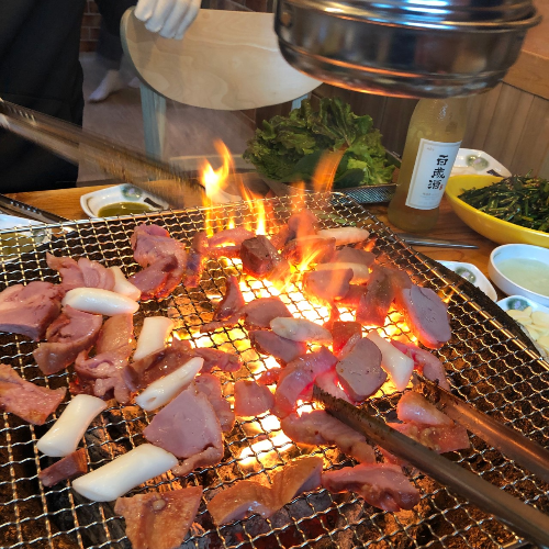 툇골오리 본점 춘천 오리 숯불구이 오리탕