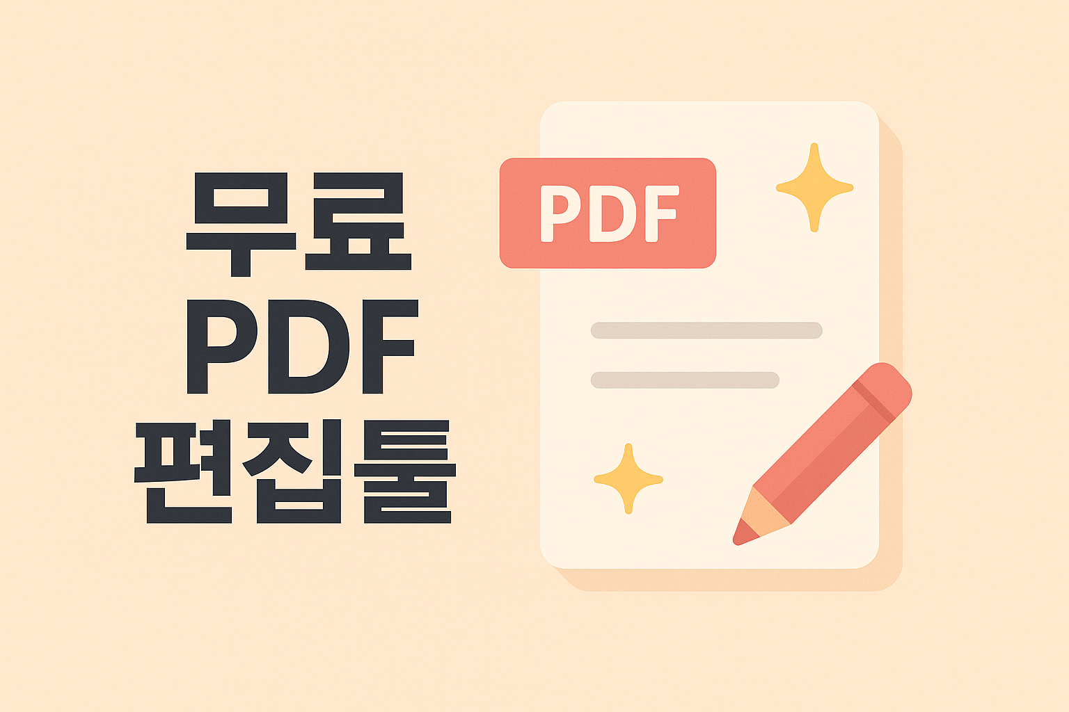 브라우저에서 바로 사용하는 무료 PDF 편집 웹사이트 5곳 비교 썸네일
