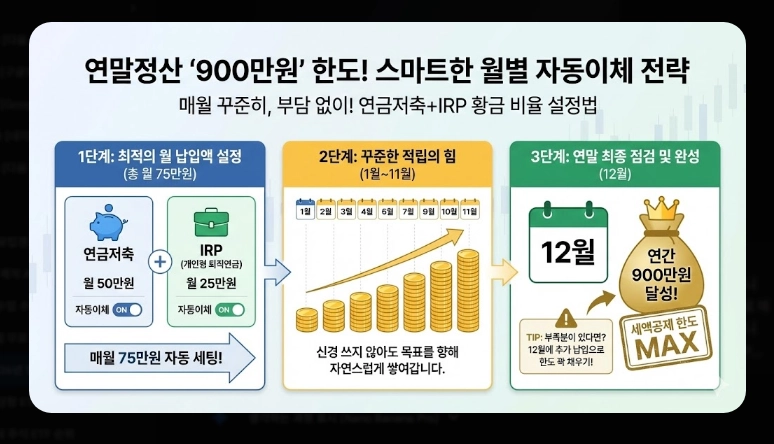 2026년 연말정산 세액공제 [달라진 혜택] 연금저축 및 IRP 최대 활용 5단계 전략
