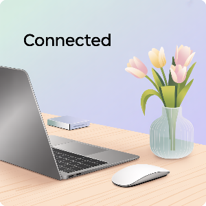 노트북 무선·유선 마우스 연결 이미지