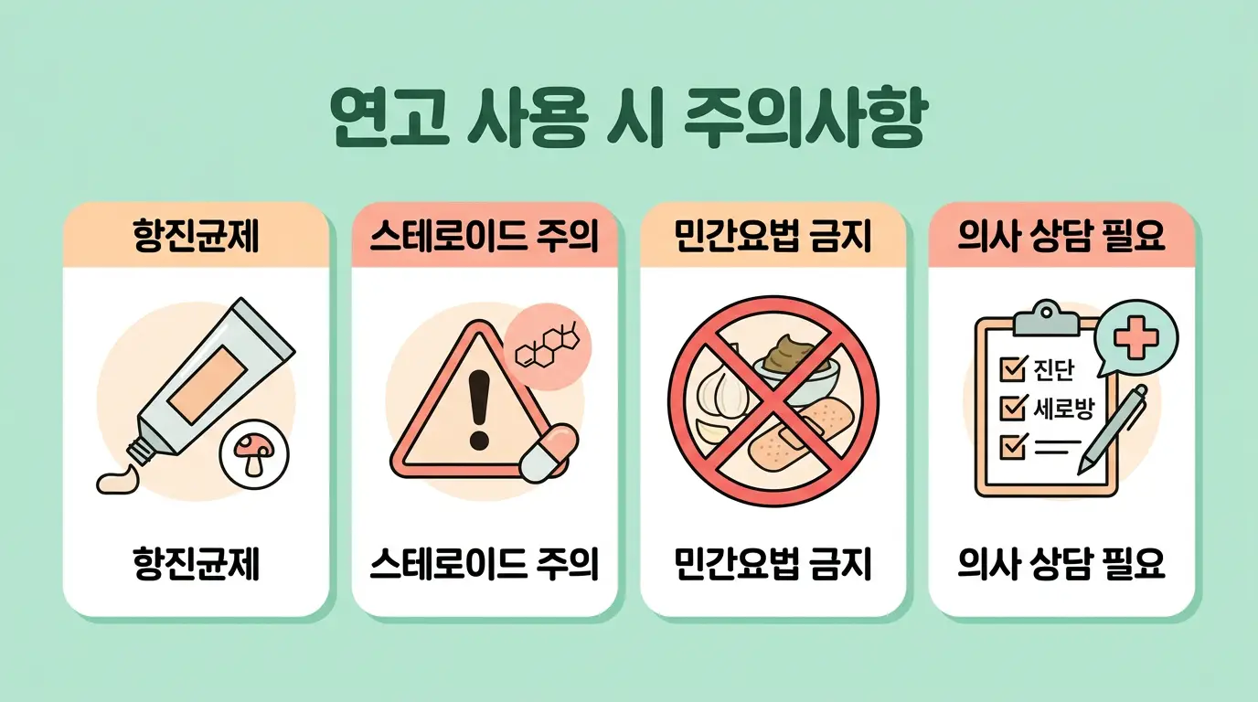 사타구니 가려움증 연고 사용 주의 항진균제 스테로이드 진료
