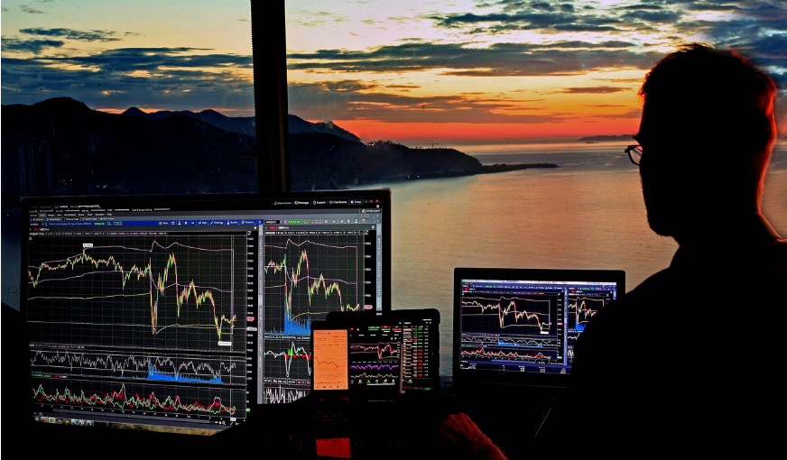 Stock market image