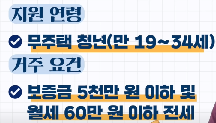 청년월세특별지원 지원연령