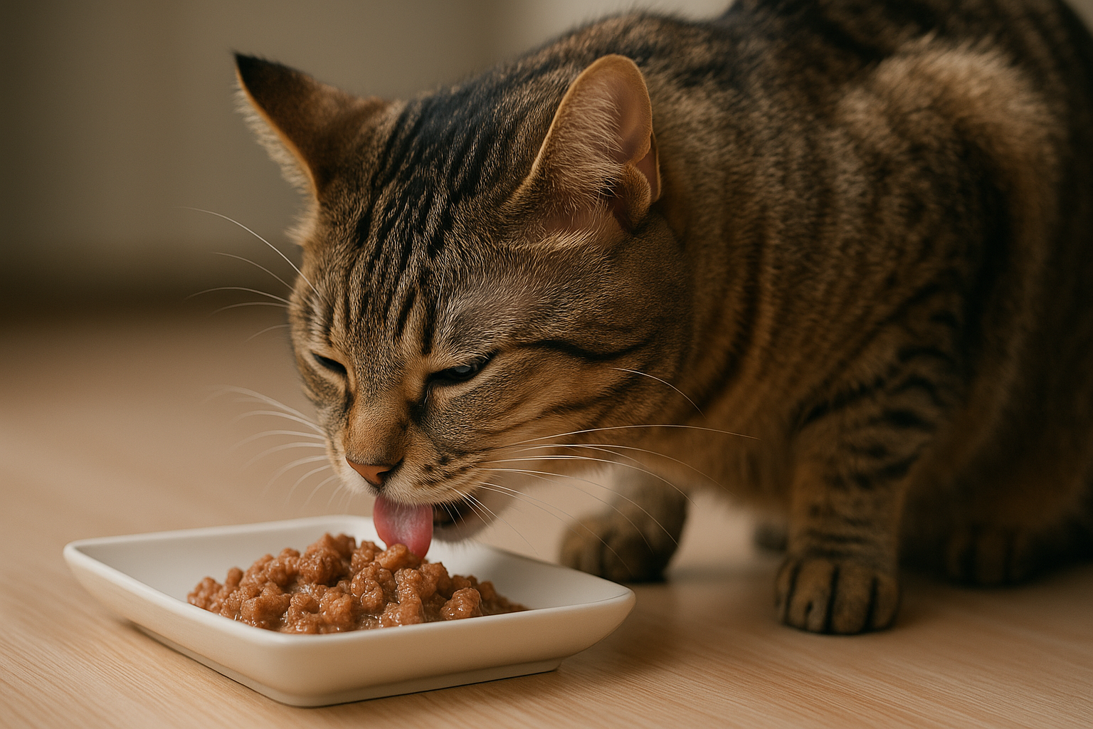 고양이 영양섭취 사진