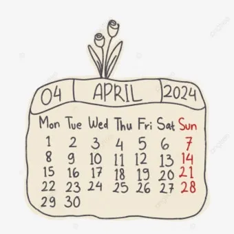 2025년 4월 달력 배경화면 일러스트 이미지 모음_19