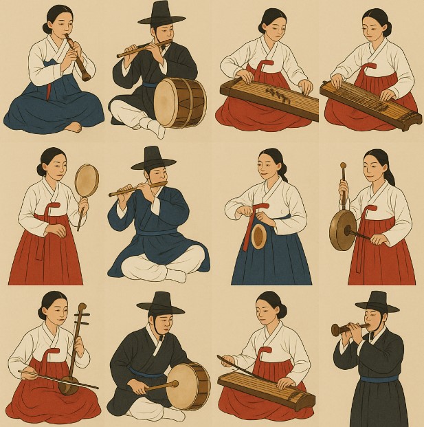 궁중악기 민속악기 관련 사진
