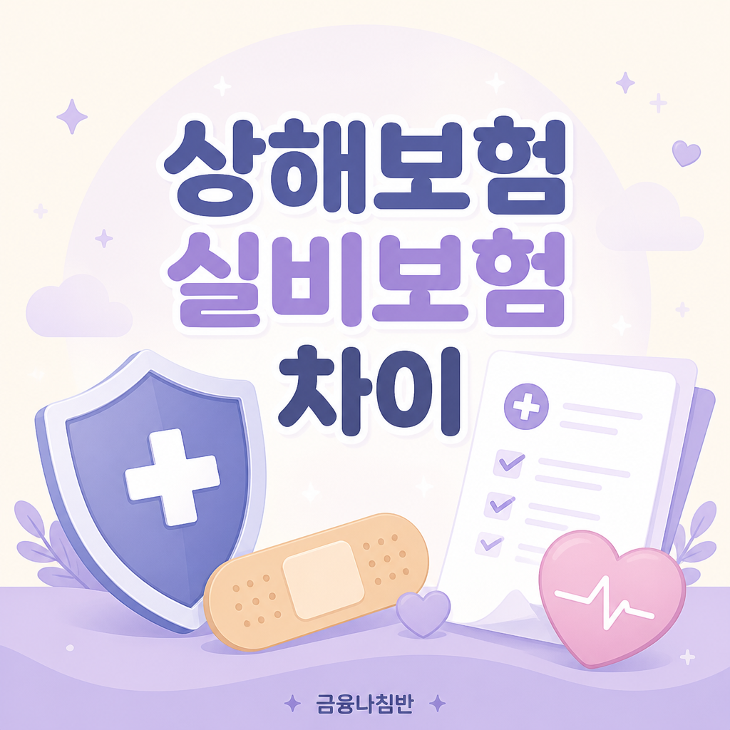상해보험 실비보험 차이
