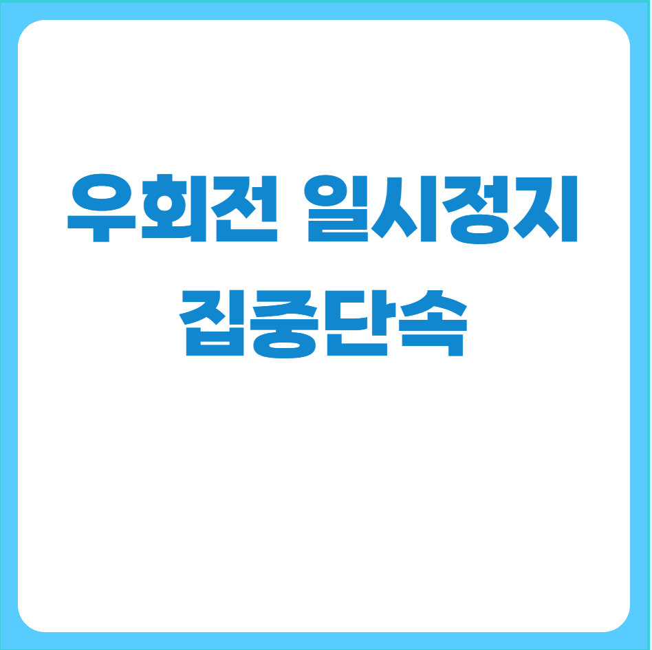 우회전일시정지집중단속